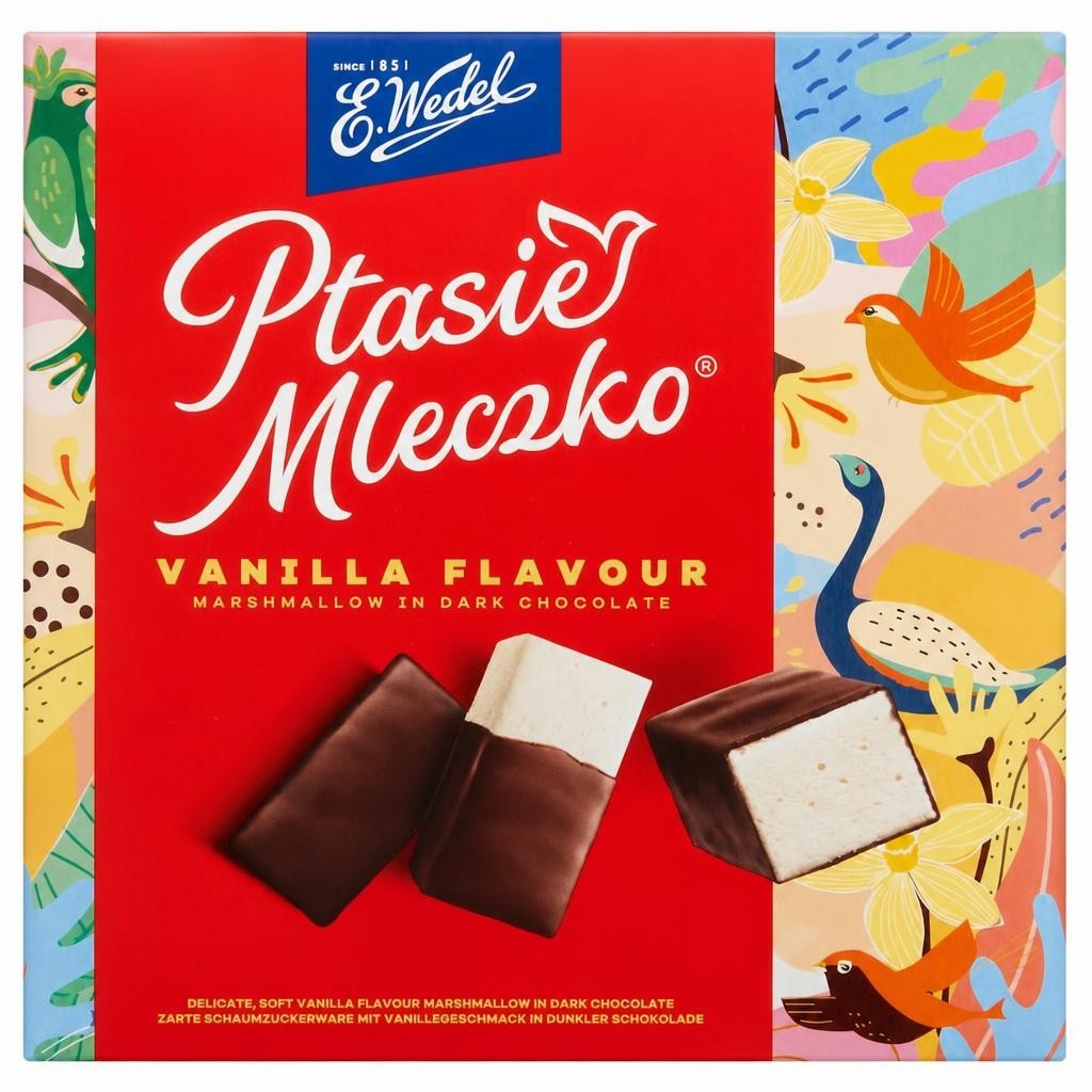 Wedel Vanilla Marshmallow in Dark Chocolate 340g