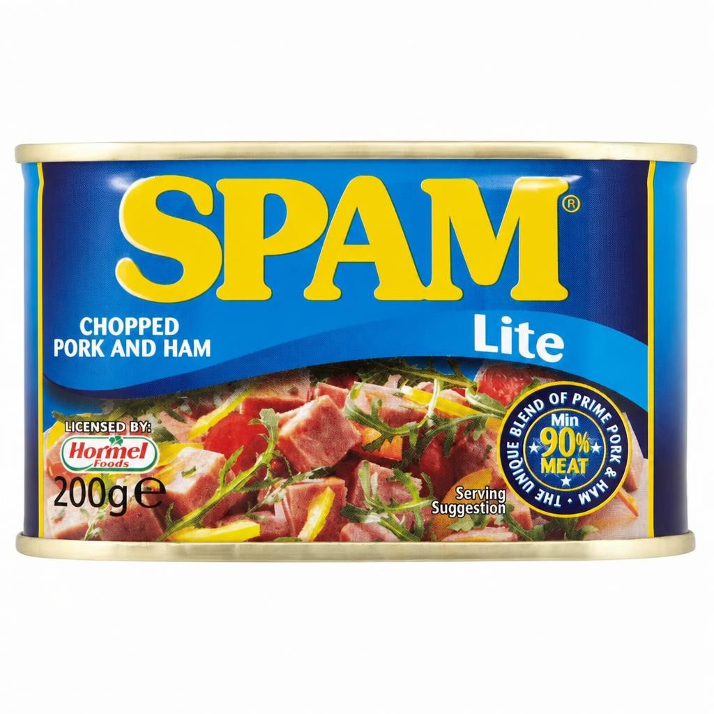 Spam Lite Chopped Pork And Ham 200G