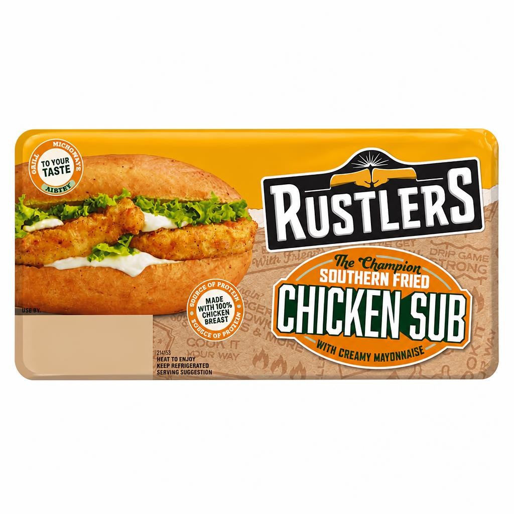 Rustlers Southern Fried Chicken Sandwich 158 G