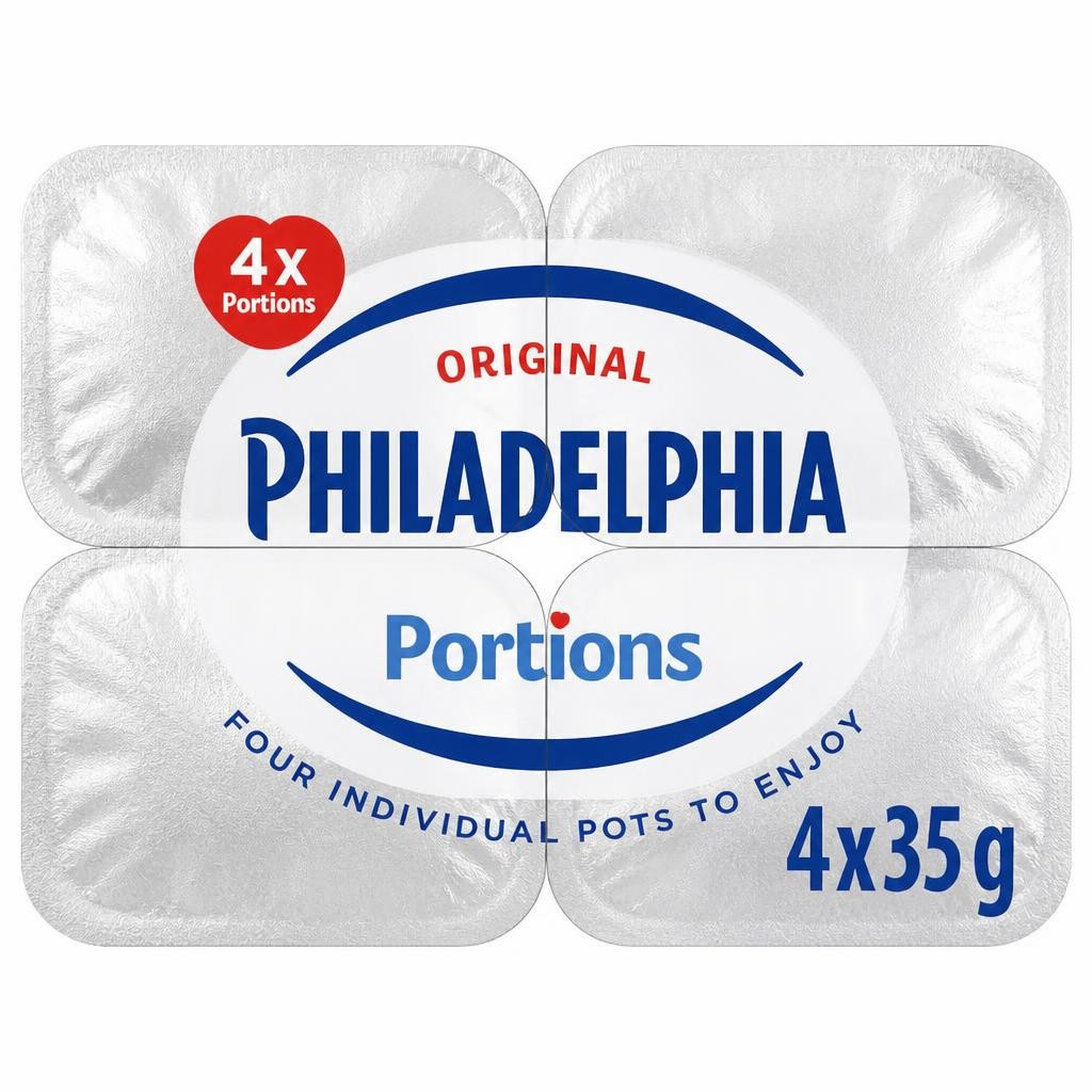 Philadelphia Original Soft Cream Cheese Mini Tub 4 Pack 140G