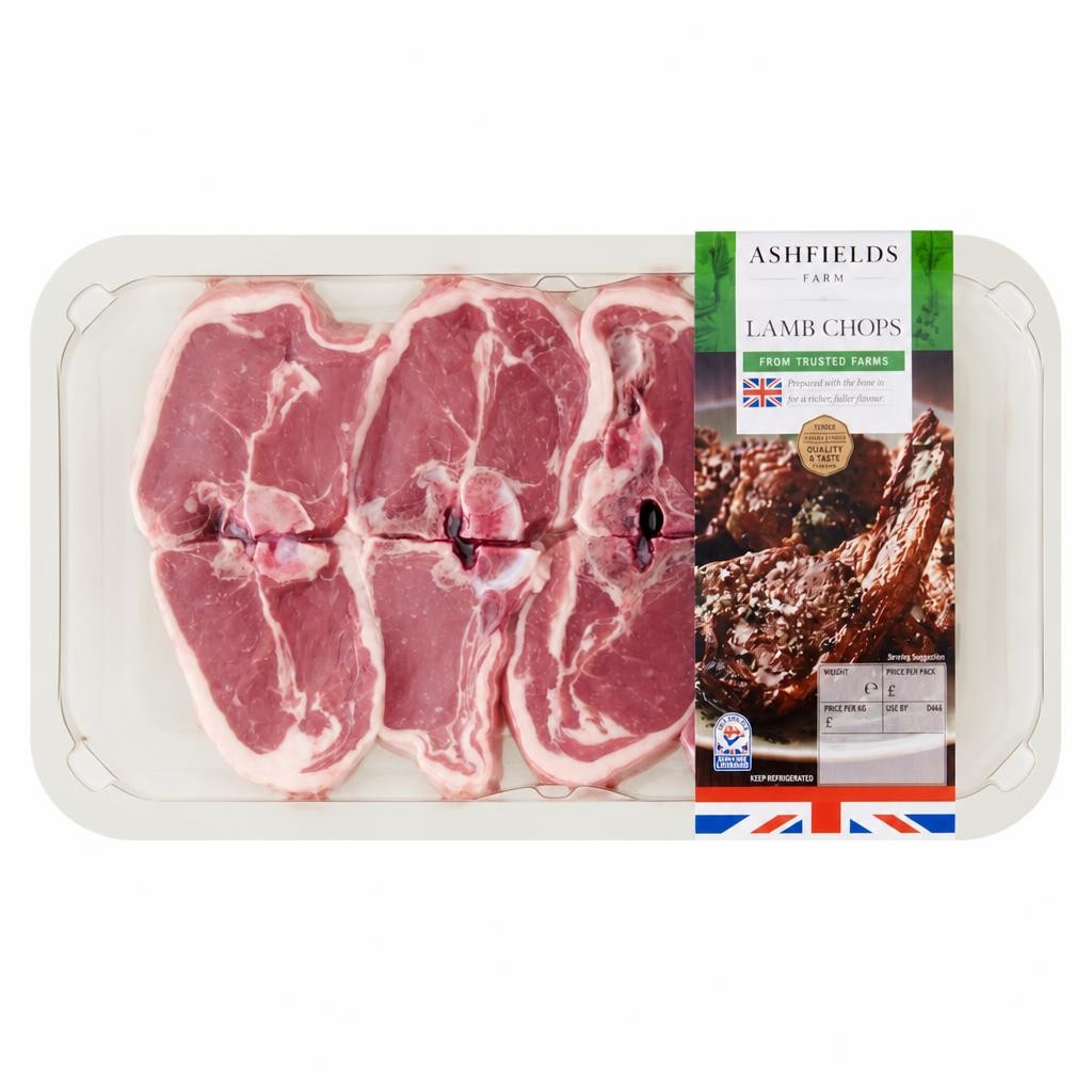 Tesco Lamb Chops 550G