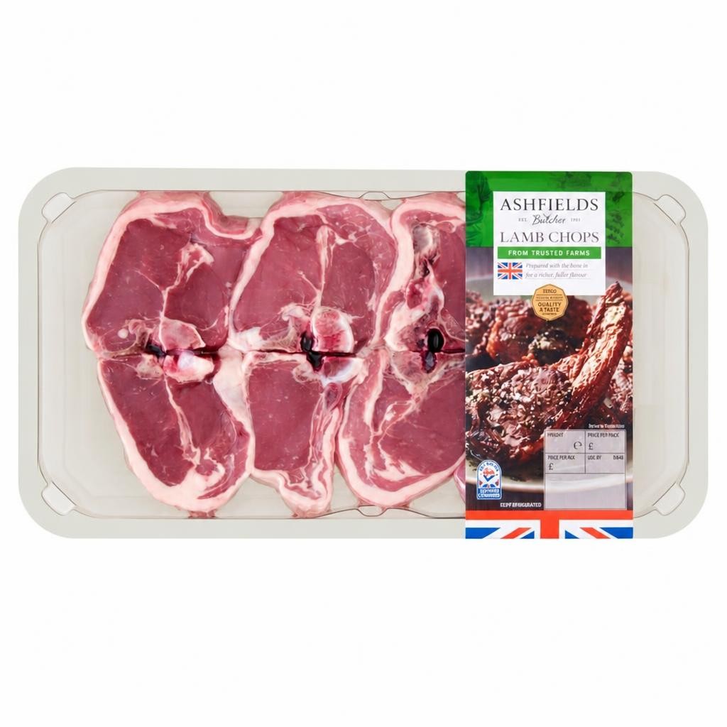 Tesco Lamb Chops 550G