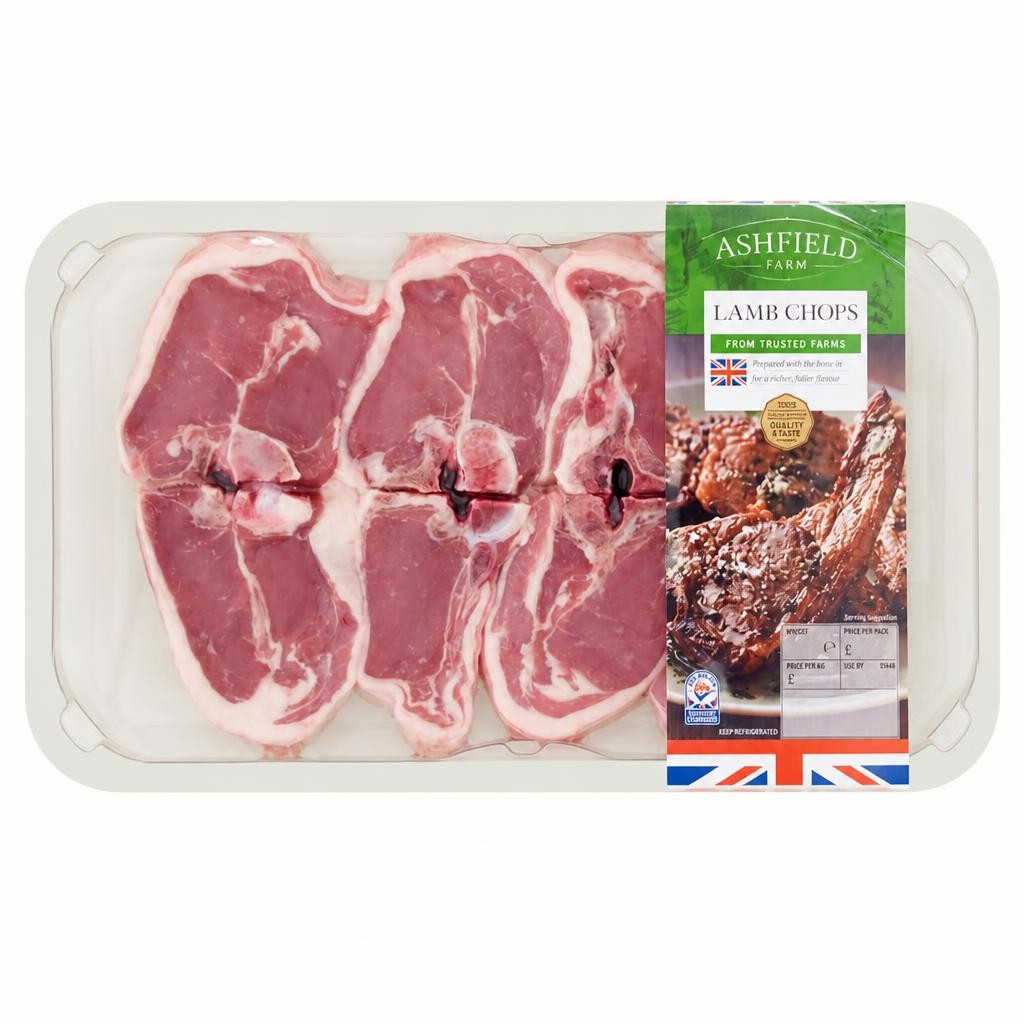 Tesco Lamb Chops 550G