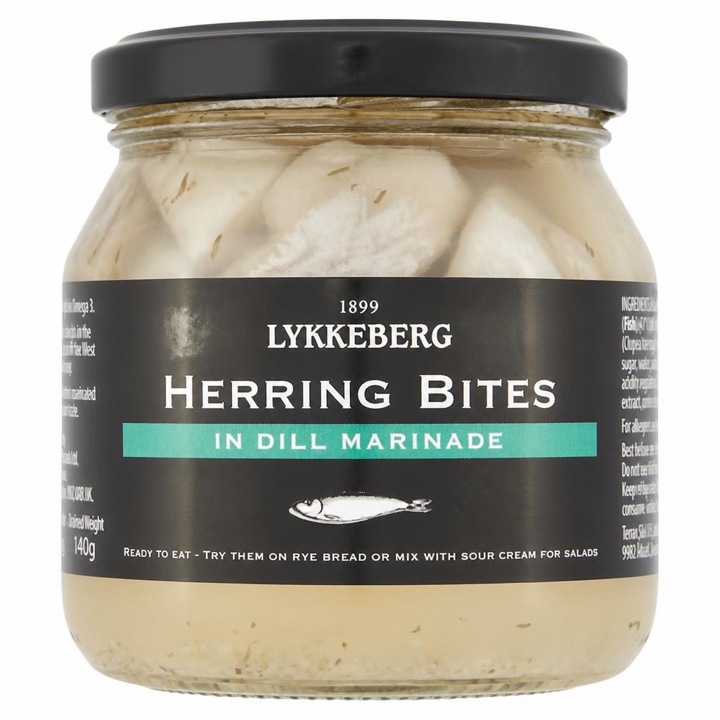 Lykkeberg Herring Bites In Dill Marinade 265G