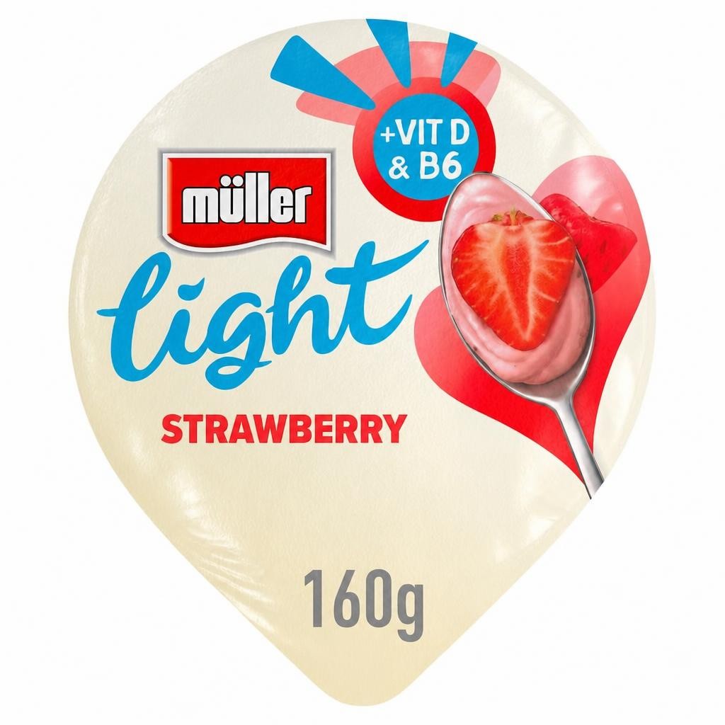 Muller Light Strawberry Yogurt 160G