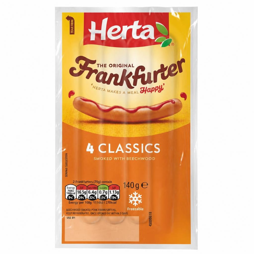 Herta Original Frankfurter Classics 4S 140G