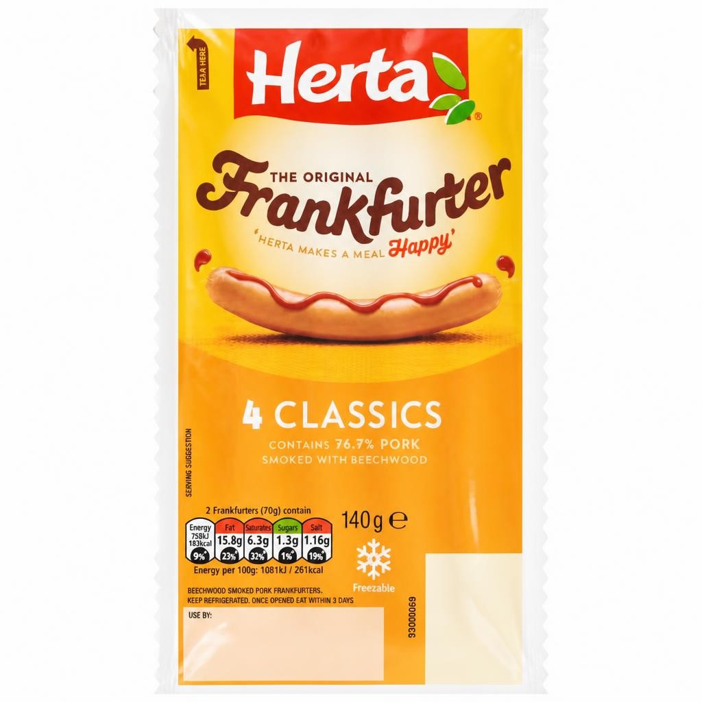 Herta Original Frankfurter Classics 4S 140G