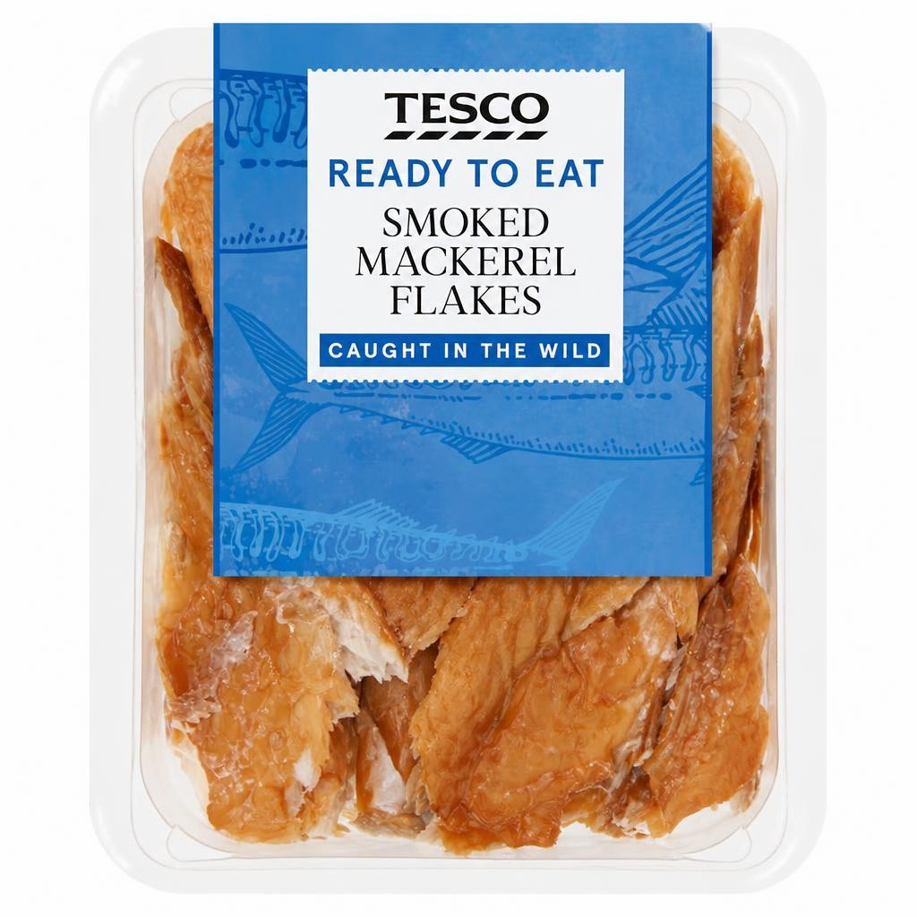 Tesco Smoked Mackerel Flakes 120G