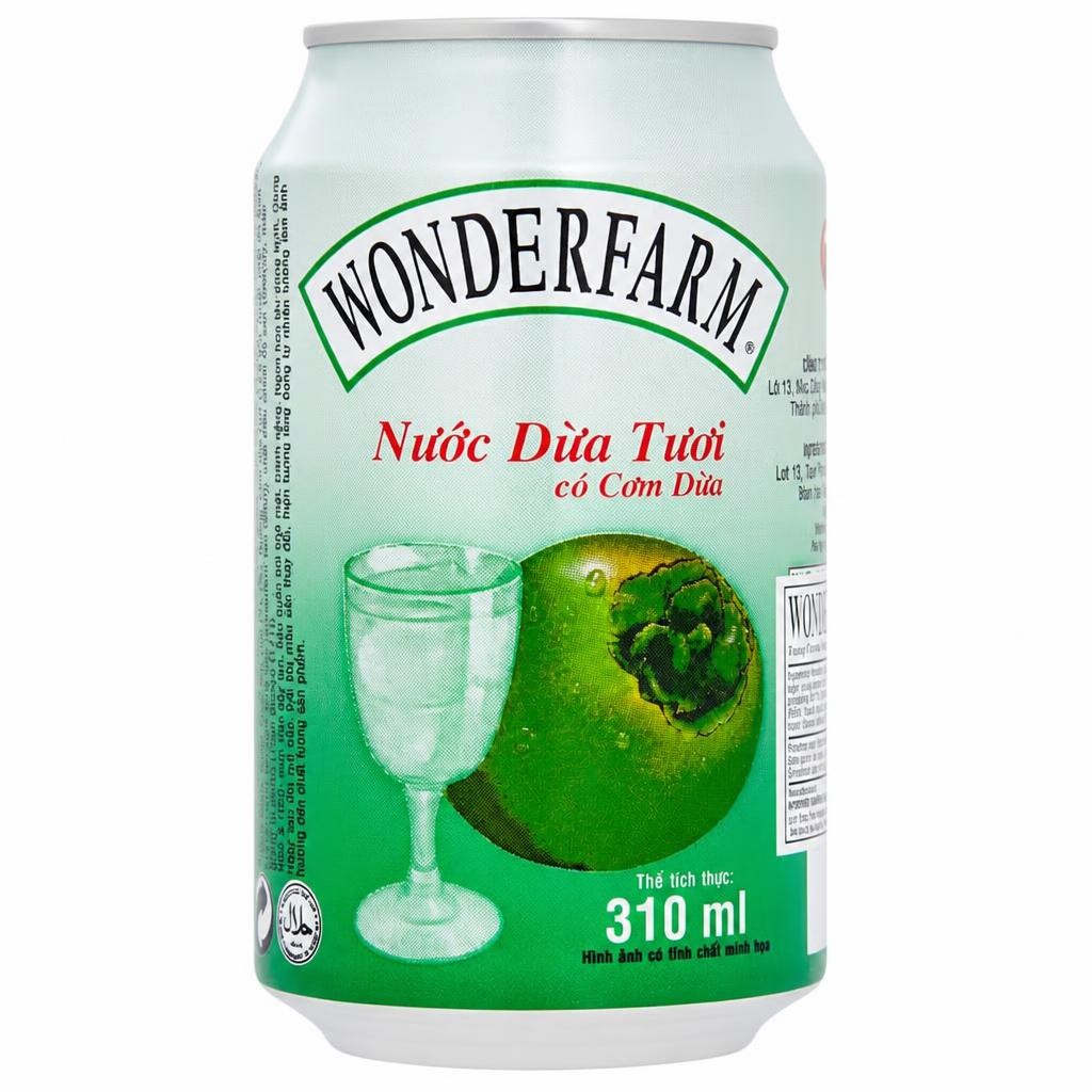 Wonderfarm Young Coconut Water 330Ml