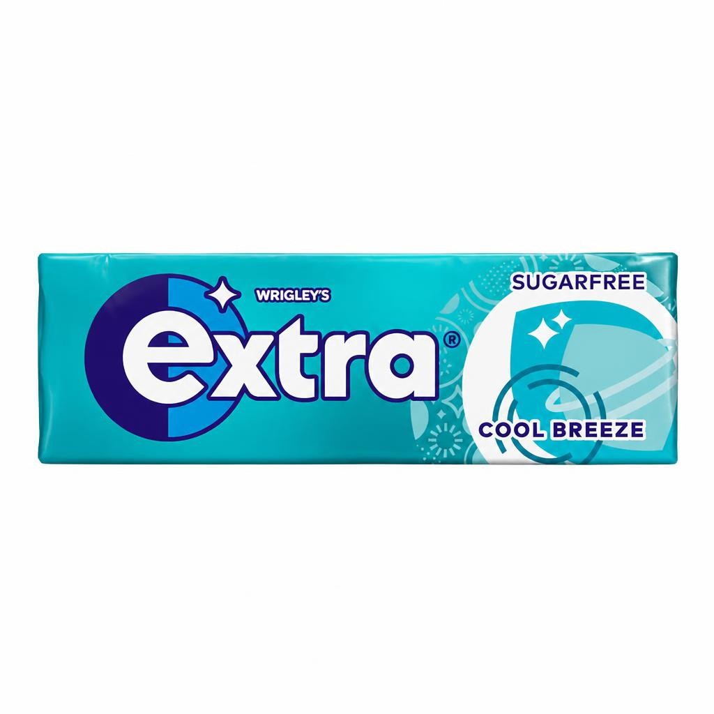 Extra Cool Breeze Sugarfree Chewing Gum 10 Pieces