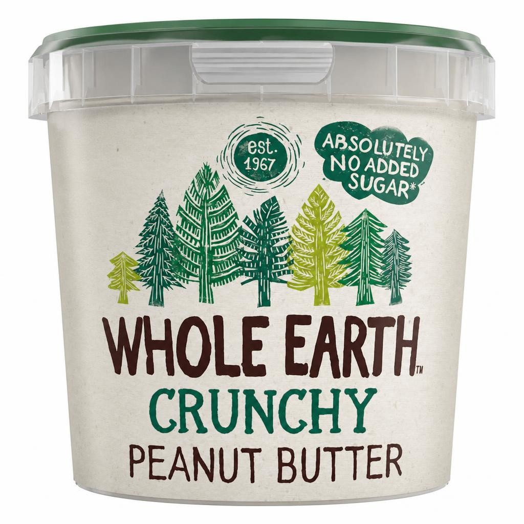 Whole Earth Crunchy Peanut Butter 1Kg