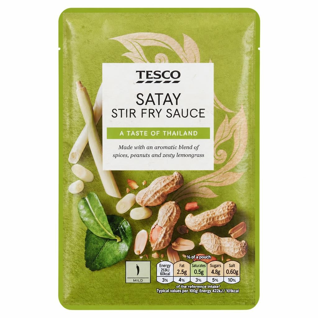 Tesco Satay Stir Fry Sauce 120G
