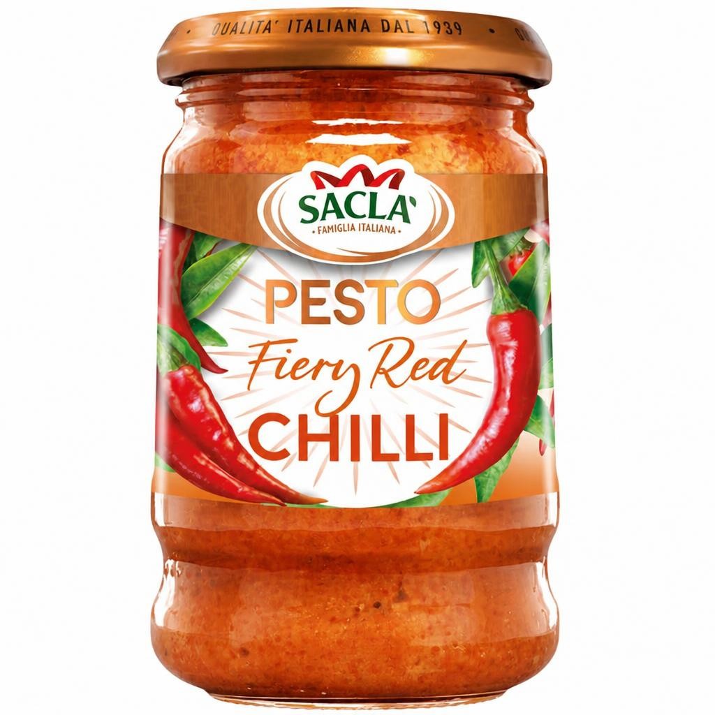 Sacla Fiery Chilli Pesto 190G