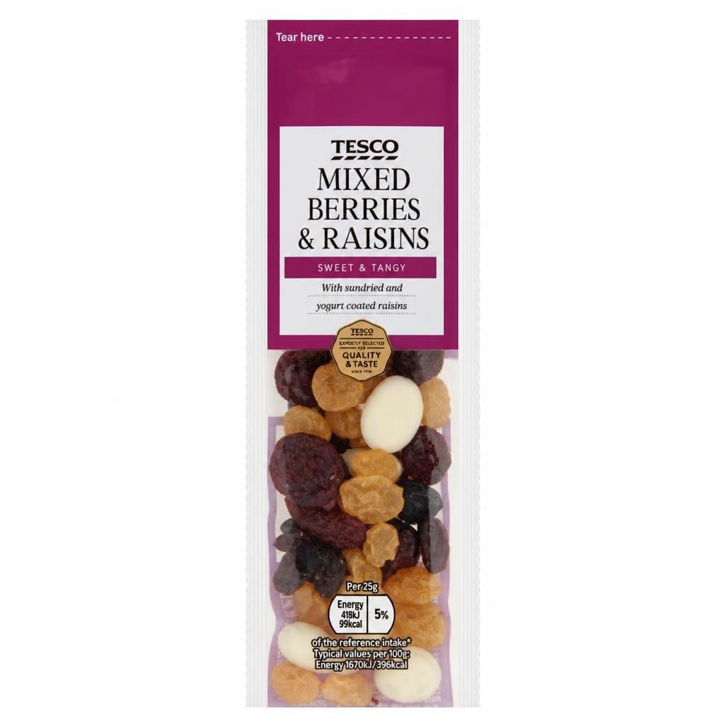 Tesco Mixed Berries 25G