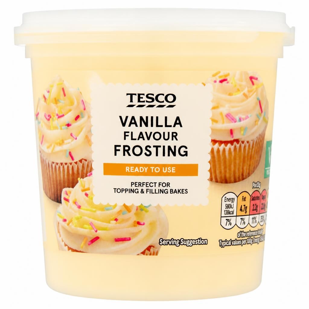 Tesco Vanilla Flavour Frosting 400G