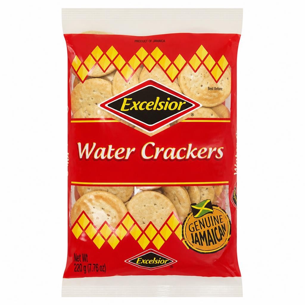 Excelsior Jamaican Water Crackers 220G