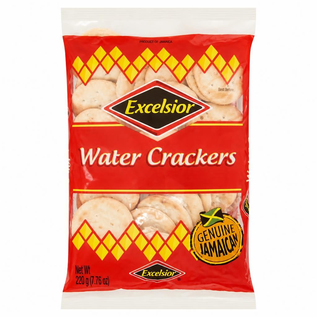 Excelsior Jamaican Water Crackers 220G