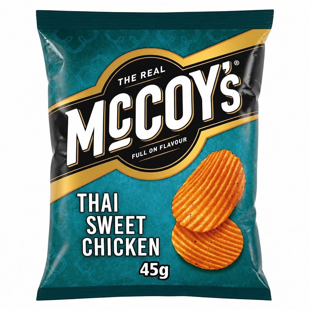 Mccoy's Thai Sweet Chicken Grab Bag Crisps 45G