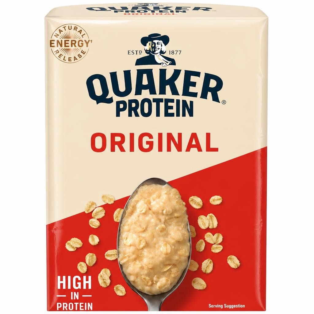 Quaker Protein Oat So Simple Original Porridge Sachets 8x37.75g