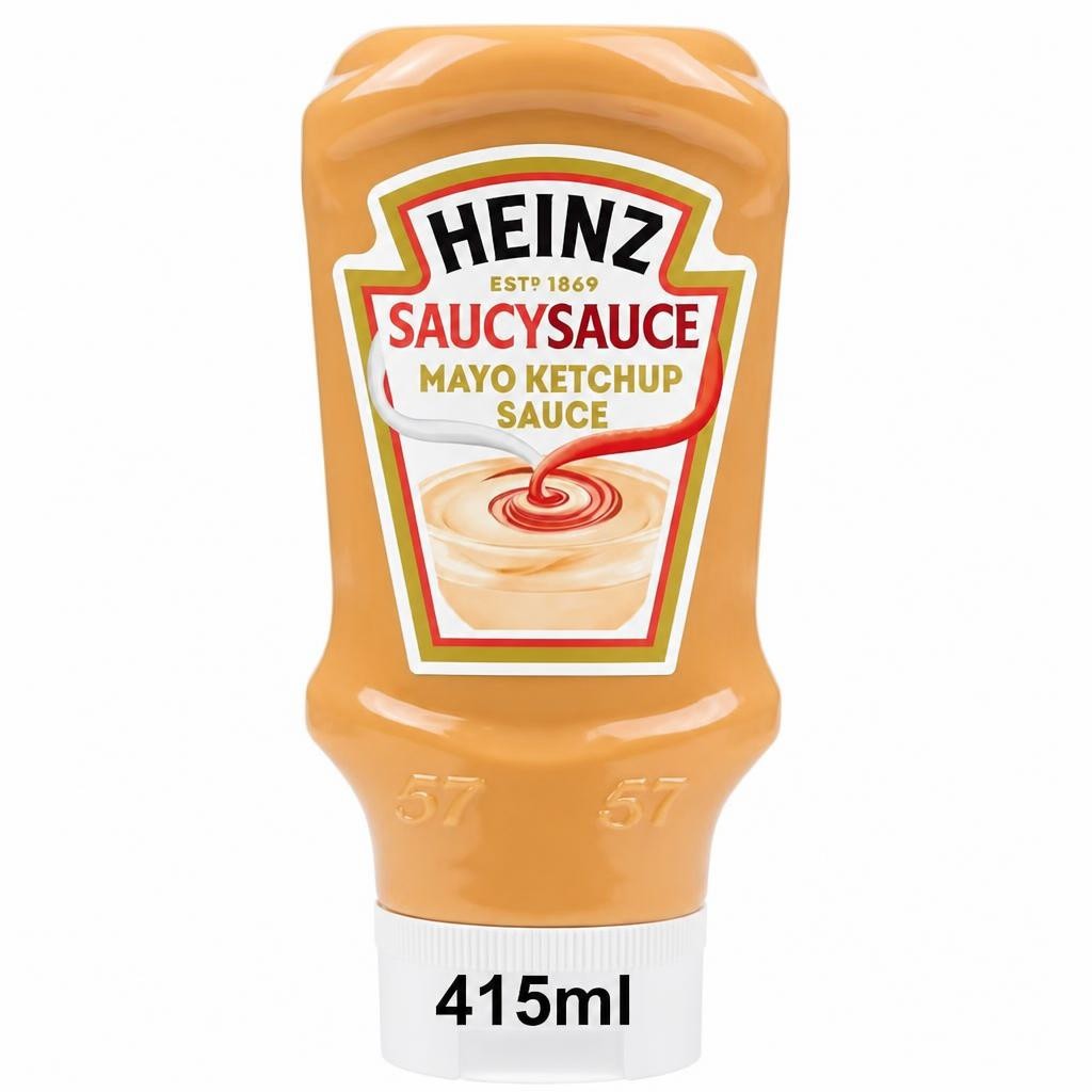 Heinz Saucy Mayonnaise Ketchup Sauce 425G