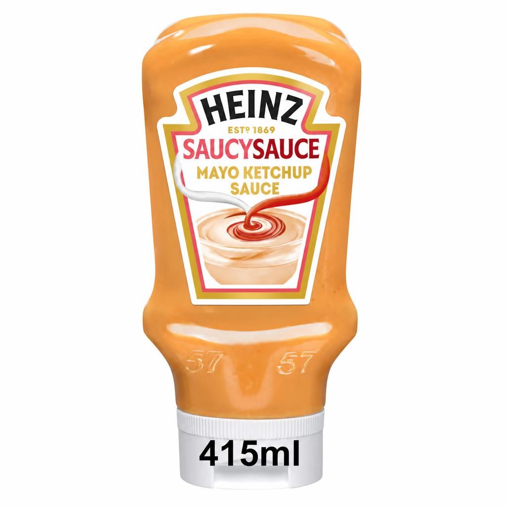 Heinz Saucy Mayonnaise Ketchup Sauce 425G