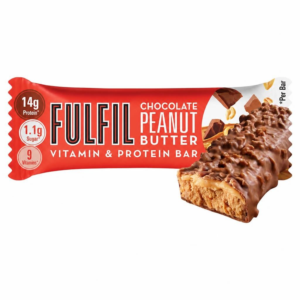 Fulfil Vitamin & Protein Bar - Chocolate Peanut Butter Flavour 40g
