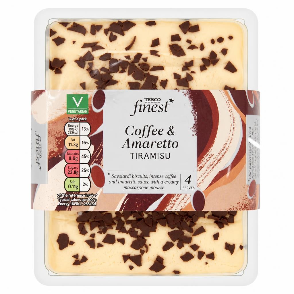 Tesco Finest Coffee & Amaretto Tiramisu Dessert 400g