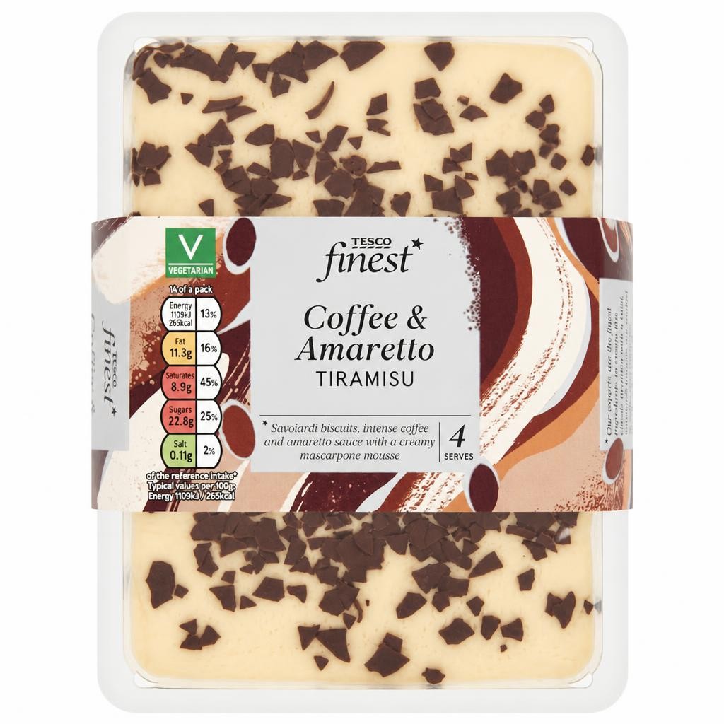 Tesco Finest Coffee & Amaretto Tiramisu Dessert 400g