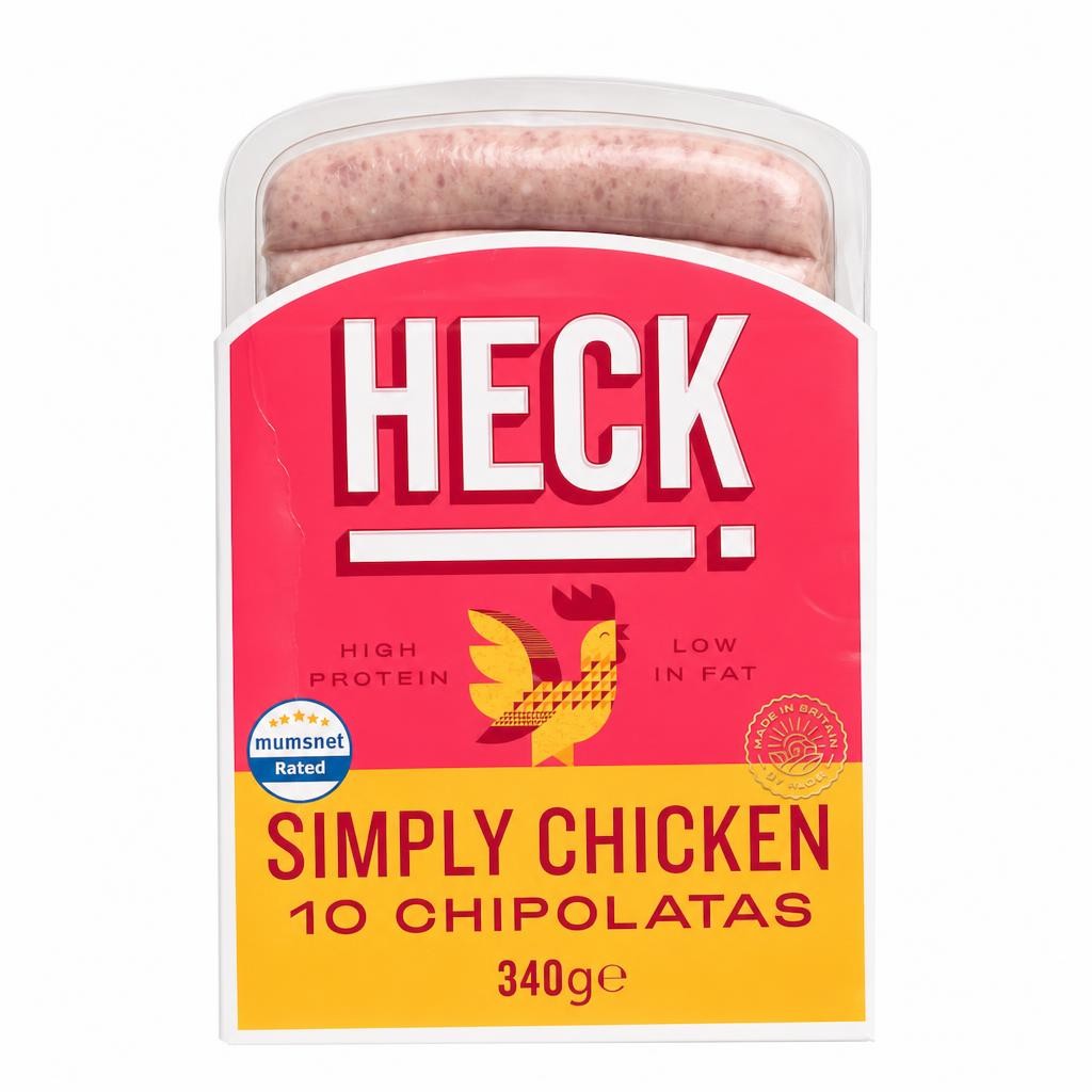 Heck Simply Chicken Chipolatas 340G