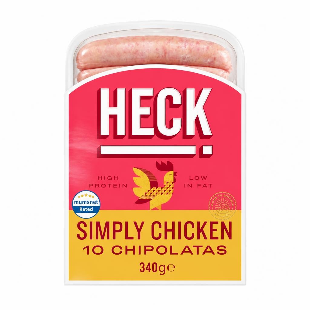 Heck Simply Chicken Chipolatas 340G