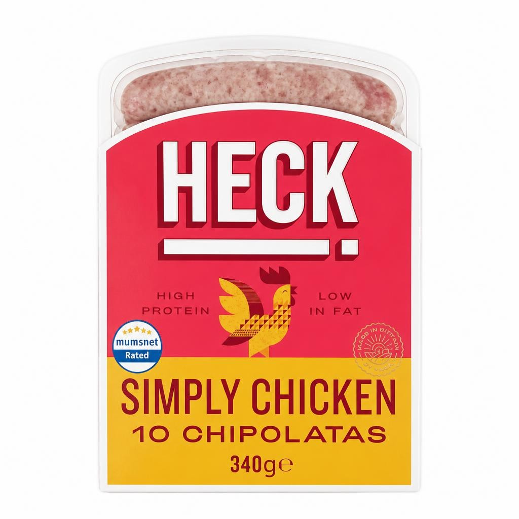 Heck Simply Chicken Chipolatas 340G