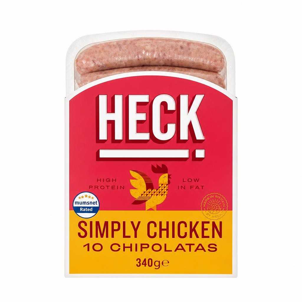 Heck Simply Chicken Chipolatas 340G