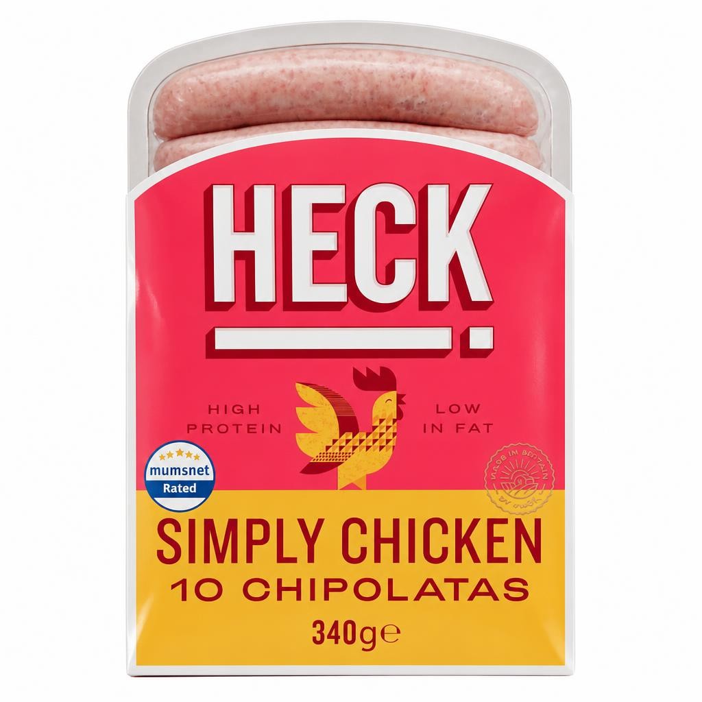Heck Simply Chicken Chipolatas 340G