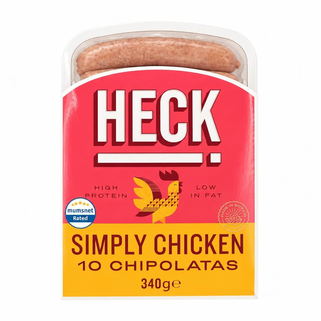 Heck Simply Chicken Chipolatas 340G