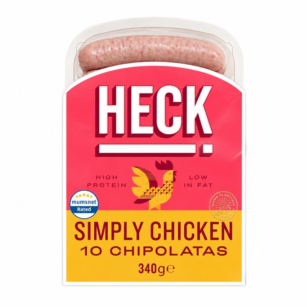 Heck Simply Chicken Chipolatas 340G