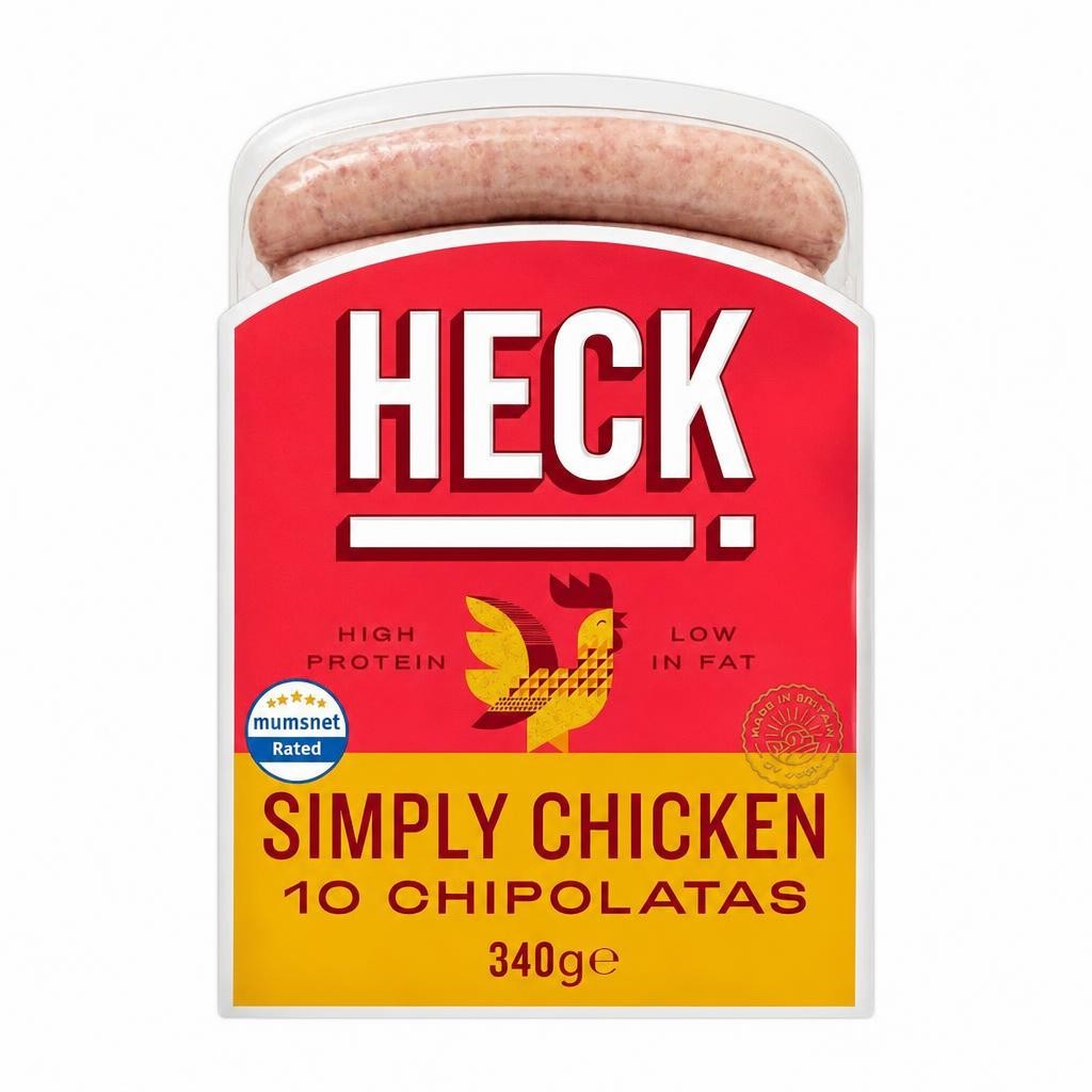 Heck Simply Chicken Chipolatas 340G