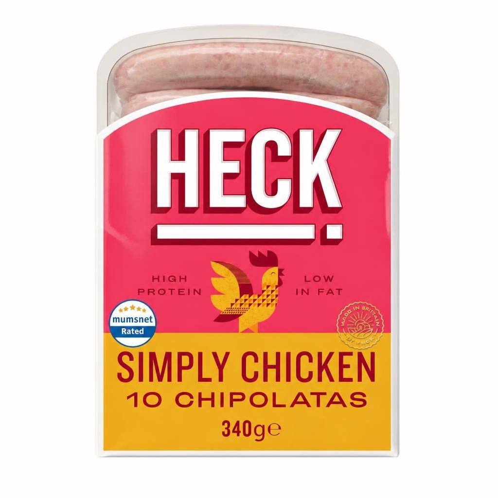 Heck Simply Chicken Chipolatas 340G