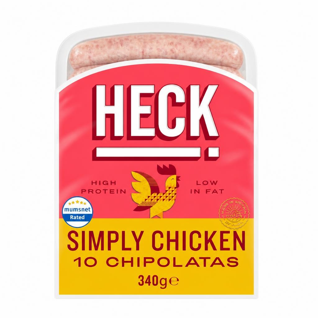 Heck Simply Chicken Chipolatas 340G