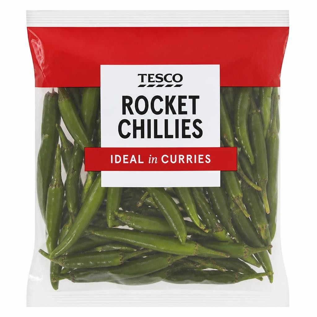 Tesco Rocket Chillies 250G