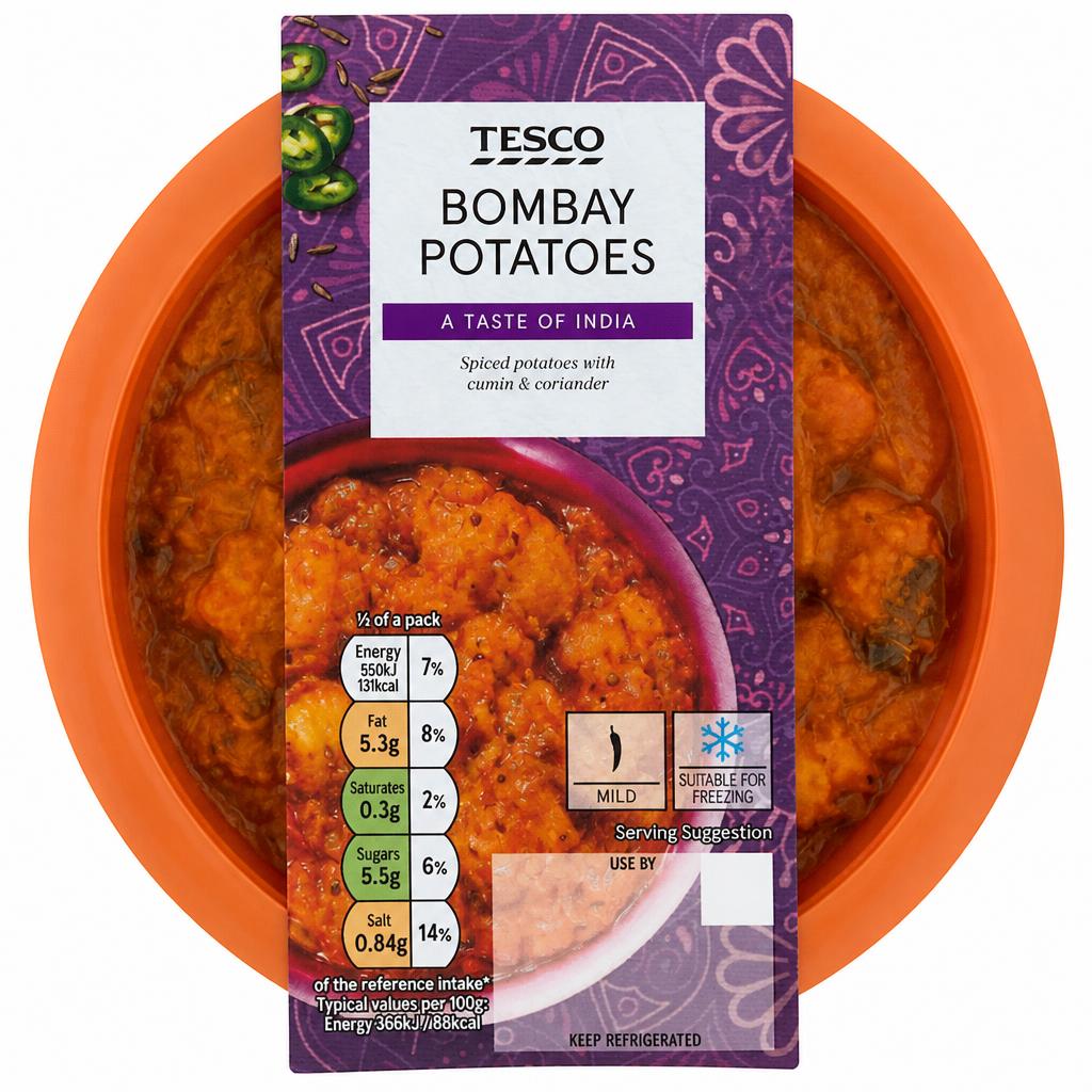 Tesco Bombay Potatoes 300g