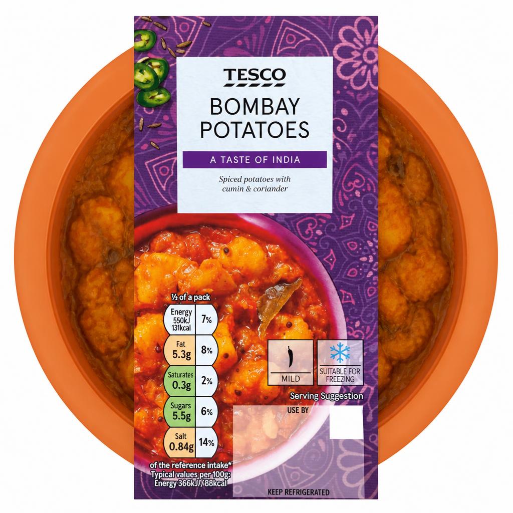 Tesco Bombay Potatoes 300g