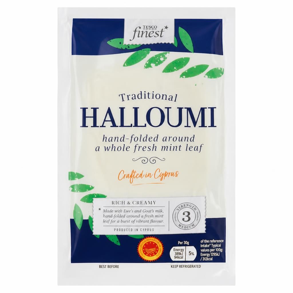 Tesco Finest Halloumi Cheese 225 G