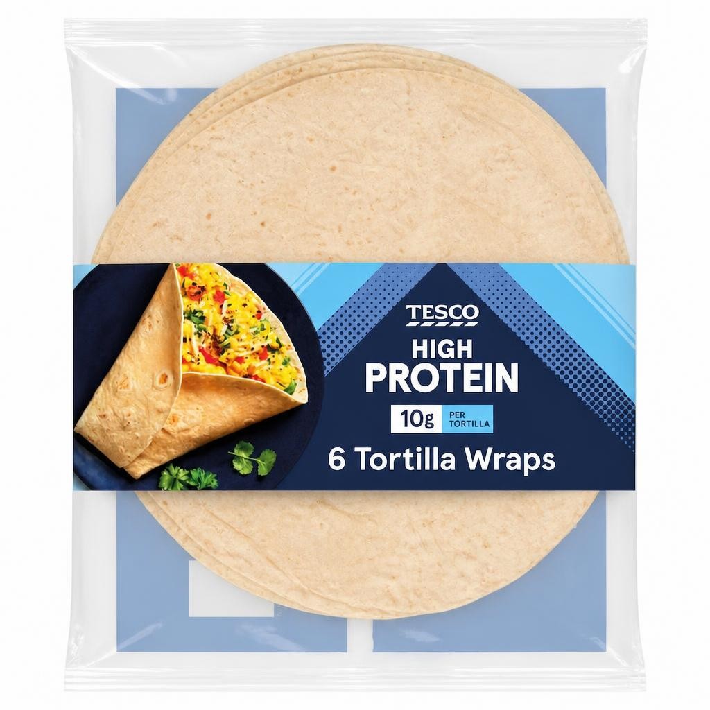 Tesco 6 High Protein Tortillas