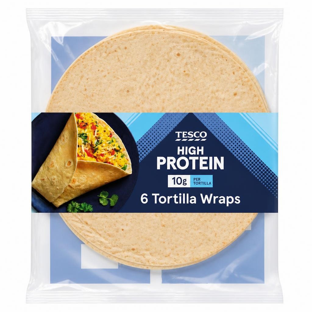 Tesco 6 High Protein Tortillas