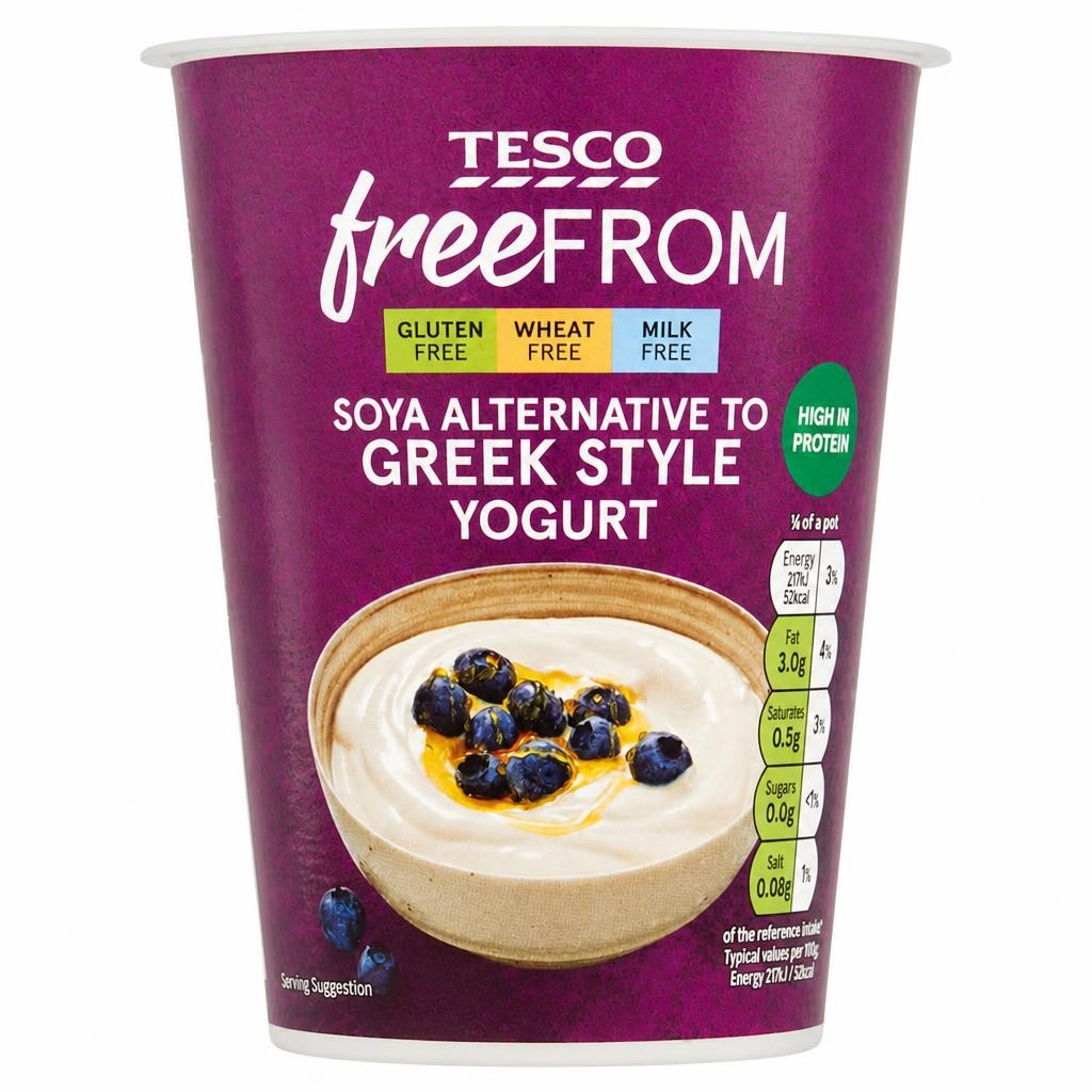 Tesco Free From Soya Alternative to Greek Style Yogurt 400g