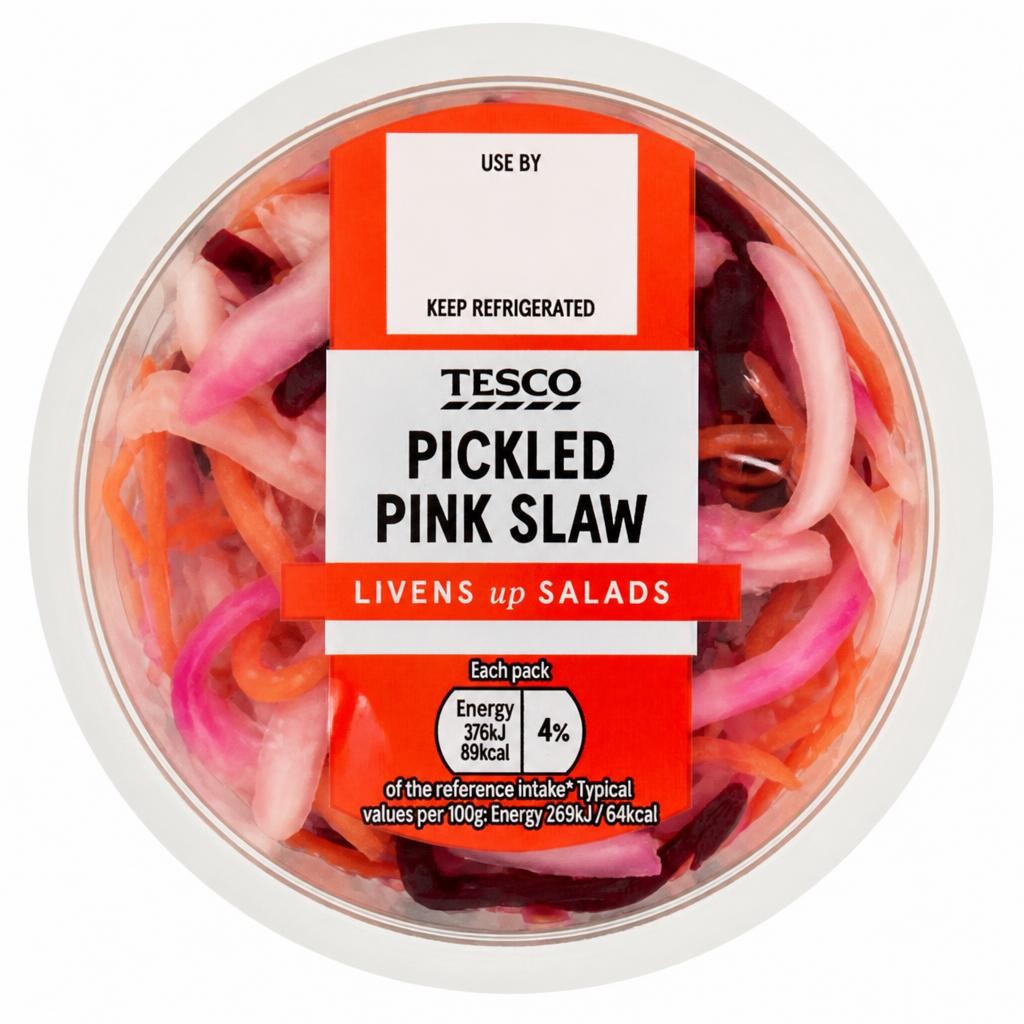 Tesco Pickled Pink Slaw 140G