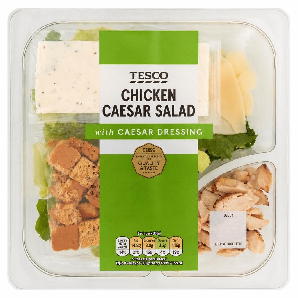 Tesco Chicken Caesar Salad 185G