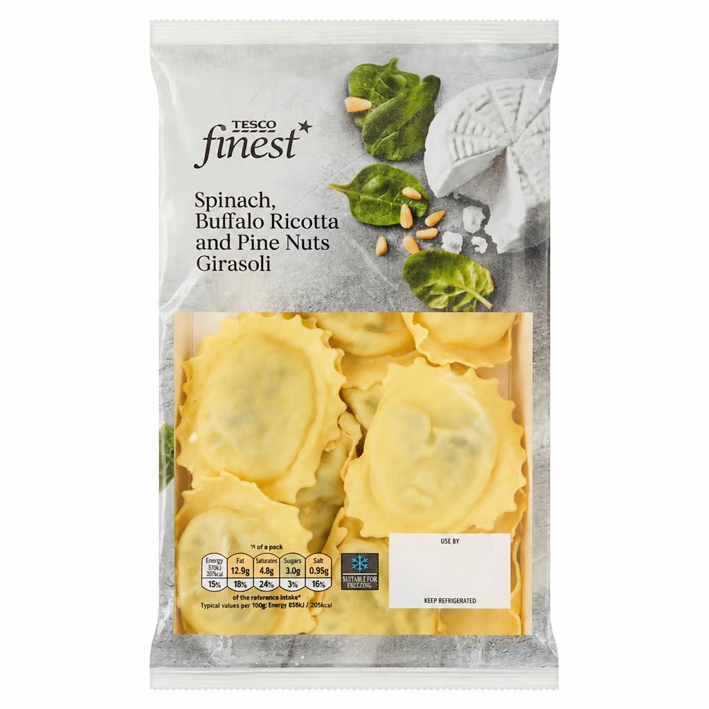 Tesco Finest Spinach Ricotta Girasoli 250G