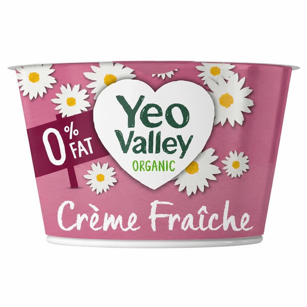 Yeo Valley Organic Fat Free Creme Fraiche 200G