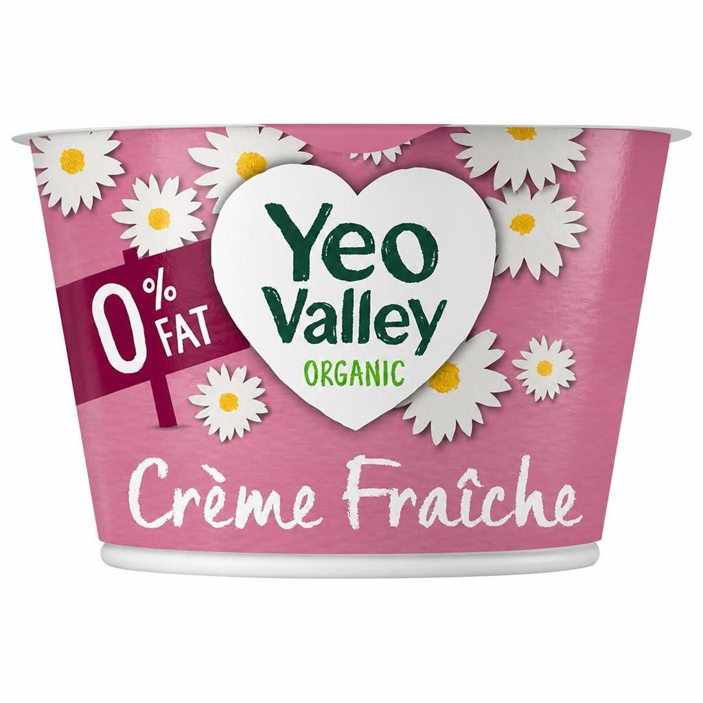 Yeo Valley Organic Fat Free Creme Fraiche 200G